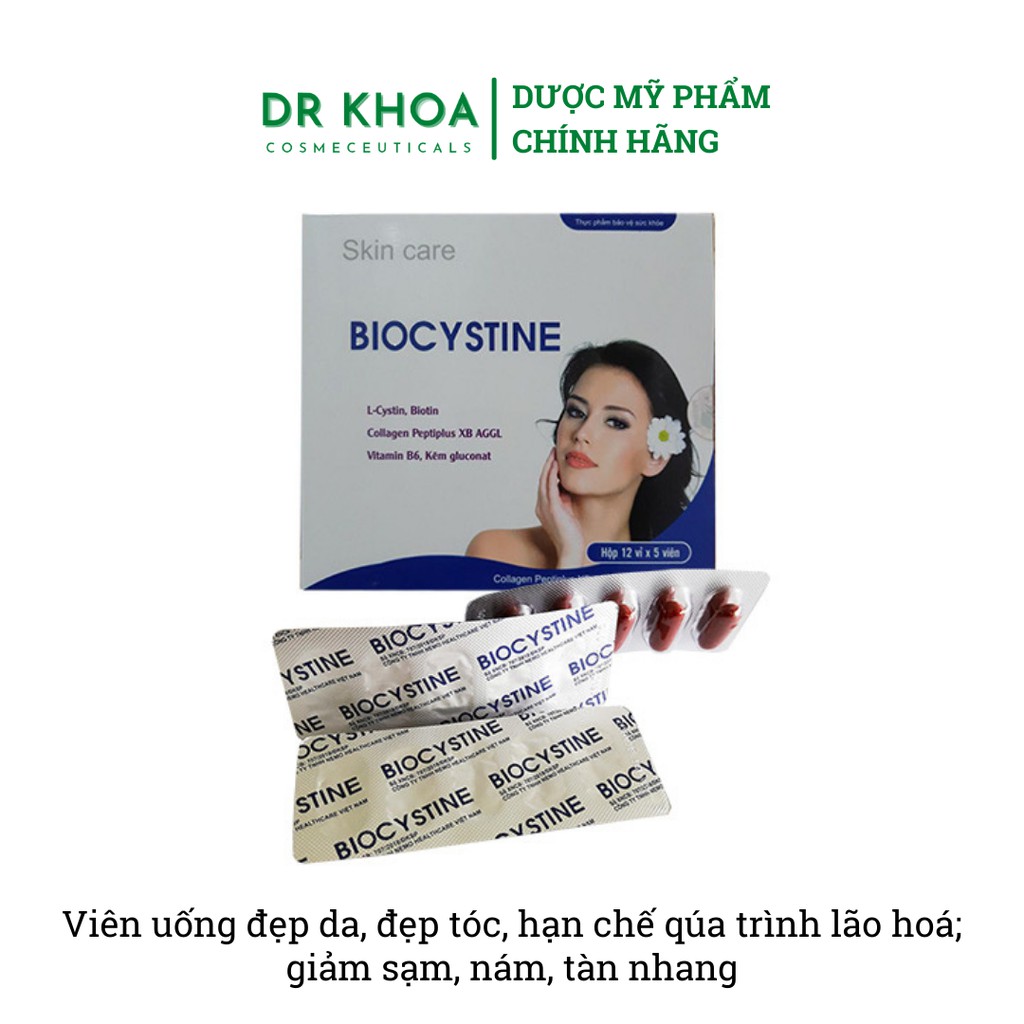 [CHÍNH HÃNG GIÁ SỈ] Viên u.ố.n.g đẹp da, chống lão hoá BIOCYSTINE