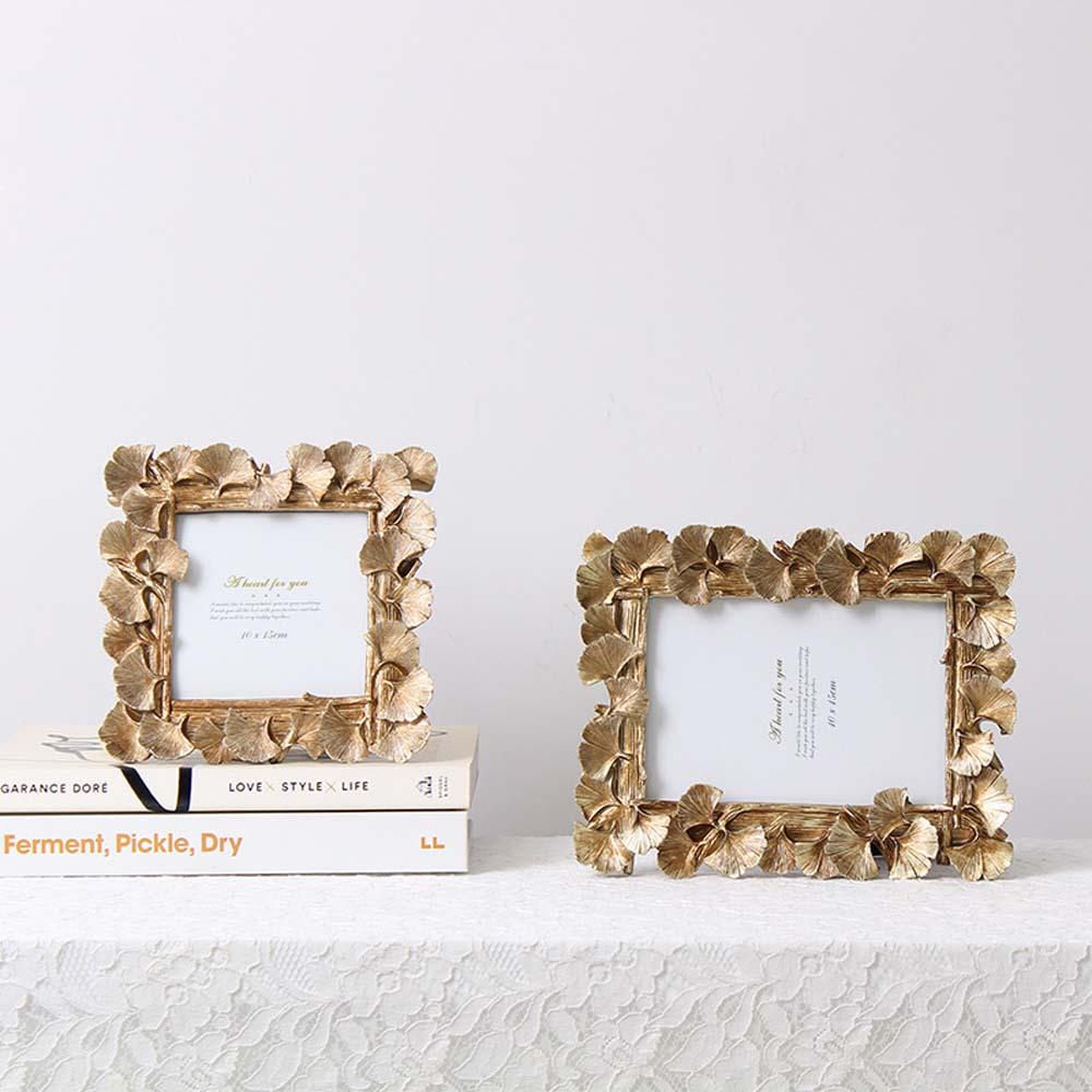 Khung Ảnh Để Bàn 4 / 6 Inch Hình Chiếc Lá Ginkgo