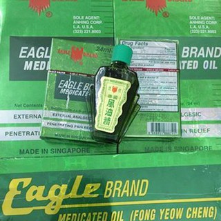Dầu Gió Xanh Con Ó 2 Nắp , Dầu Xanh Con Ó (Hàng Chuẩn)