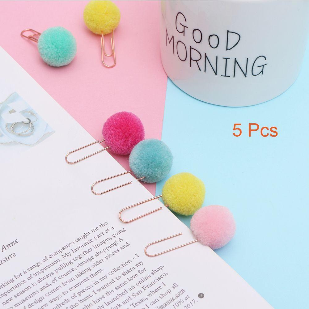 CLEOES Kẹp Giấy Màu Sắc Ngẫu Nhiên Tiện Dụng Cho Trường Học / Văn Phòng