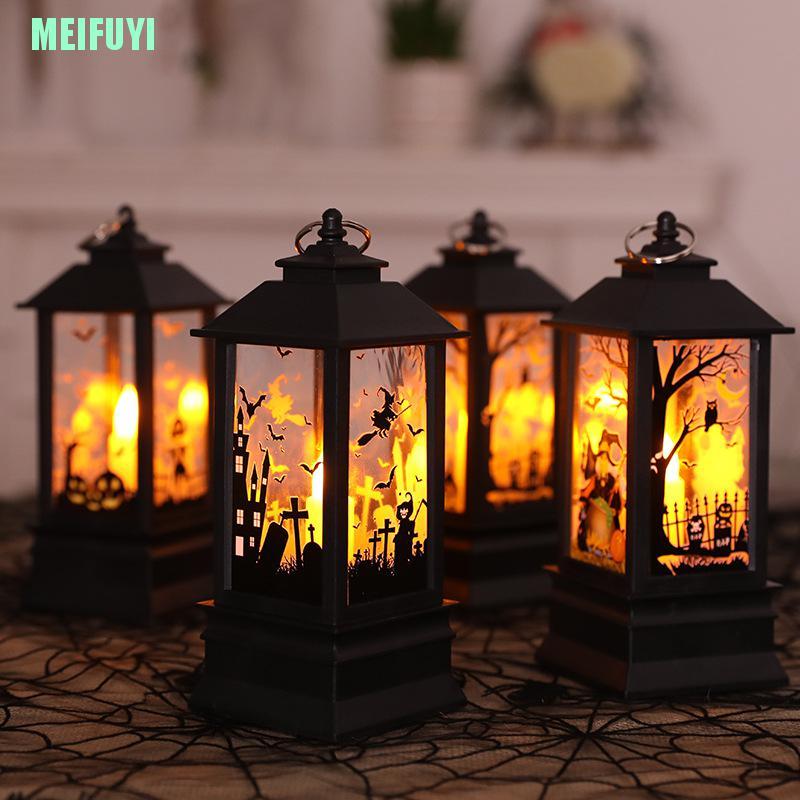 Đèn Led Treo Trang Trí Halloween Hình Quả Bí Ngô