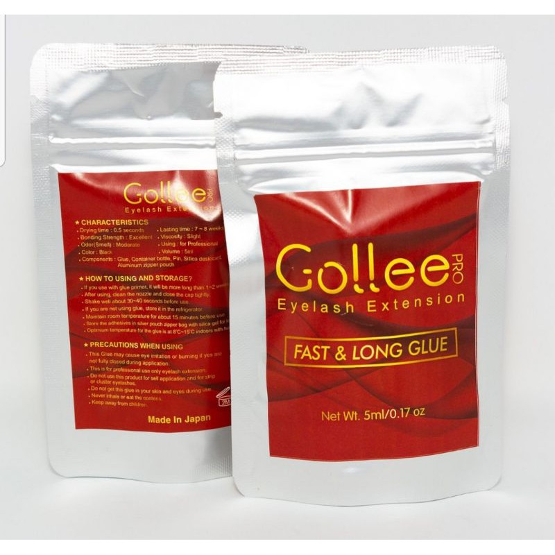 Keo nối mi Gollee khô nhanh, tho thợ nối mi chuyên nghiệp, là dòng keo ít cay ,thời tiết mùa đông