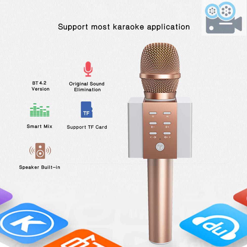 Micro Không Dây Hát Karaoke Tosing 008 Kết Nối Bluetooth 2 Trong 1 Cho Ios Android Cao Cấp