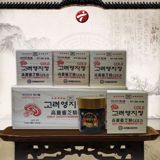 Cao linh chi hộp gỗ trắng 3 lọ *120g