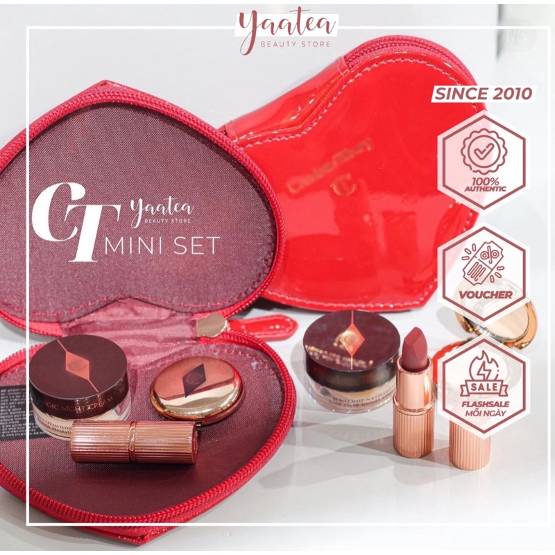 Set Makeup Charlotte Mini (bán tách lẻ)