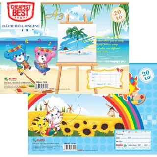 Vở vẽ KLONG gáy keo  A3 24 tờ 100/84; MS: 701M