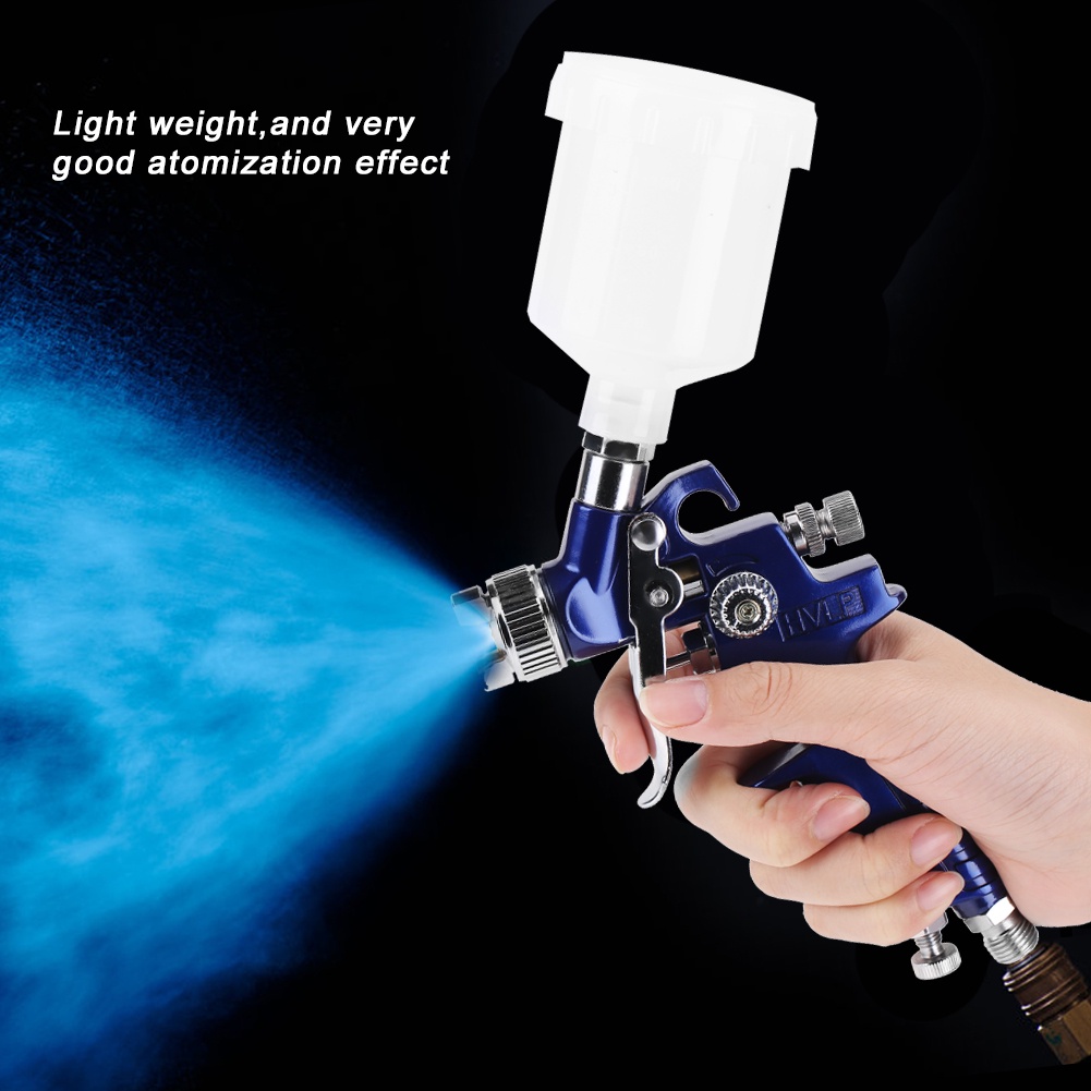 Súng Phun Sơn,Máy Phun Sơn Cầm Tay - Mini 0.8 / 1.0mm Đa Năng Tiện Dụng Áp Suất H-2000 Chuyên Nghiệp Vòi