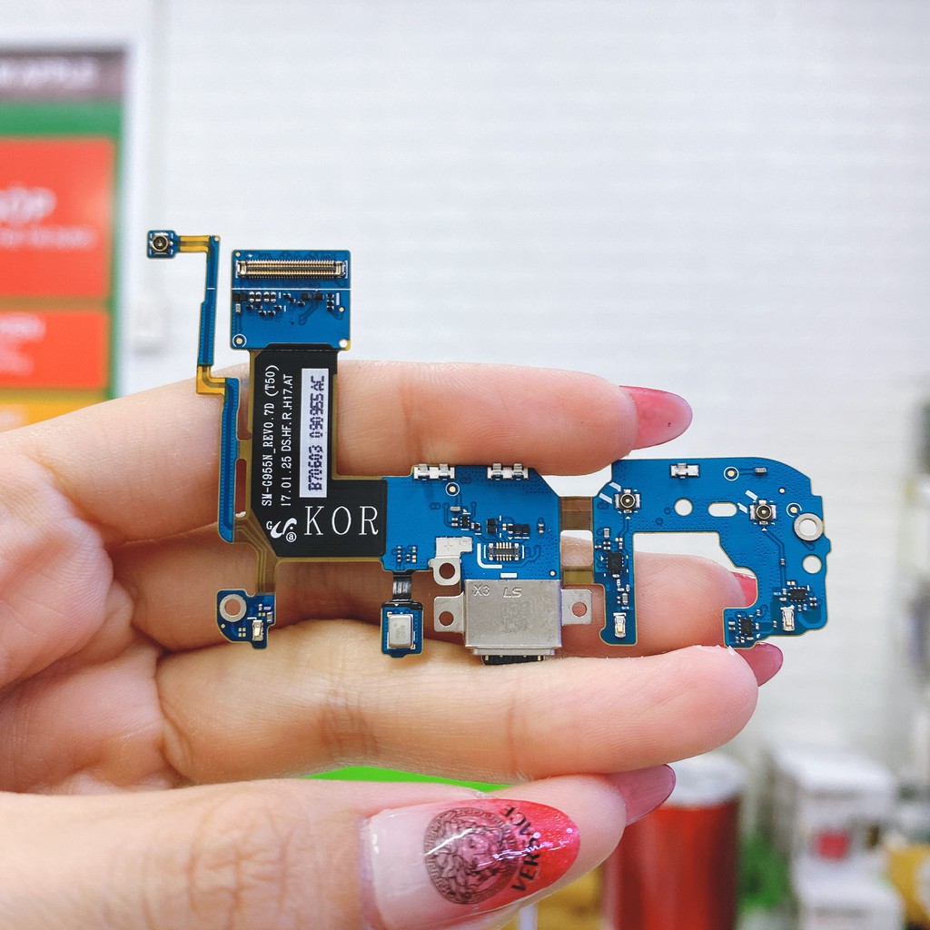 Cụm sạc Samsung S8 plus SM-G955 ( mic , tai nghe, mạch sóng ) , mạch sạc G955F G955U G955N linh kiện loại tốt, đổi trả