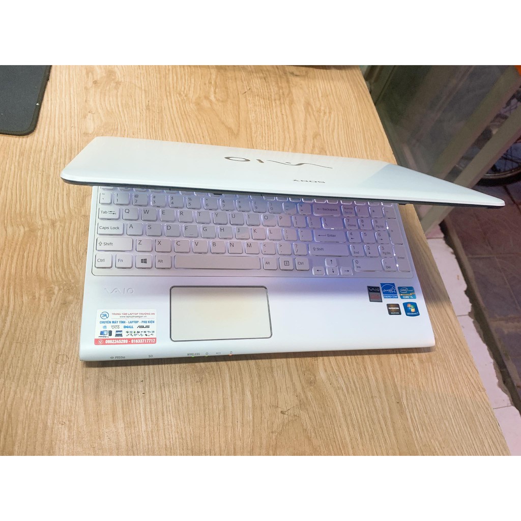 Laptop Sony vaio SVE15 Sang chảnh chíp core i5-3210M/4GB/HDD 500GB HD 4000~2g game mượt. Tặng chuột | BigBuy360 - bigbuy360.vn