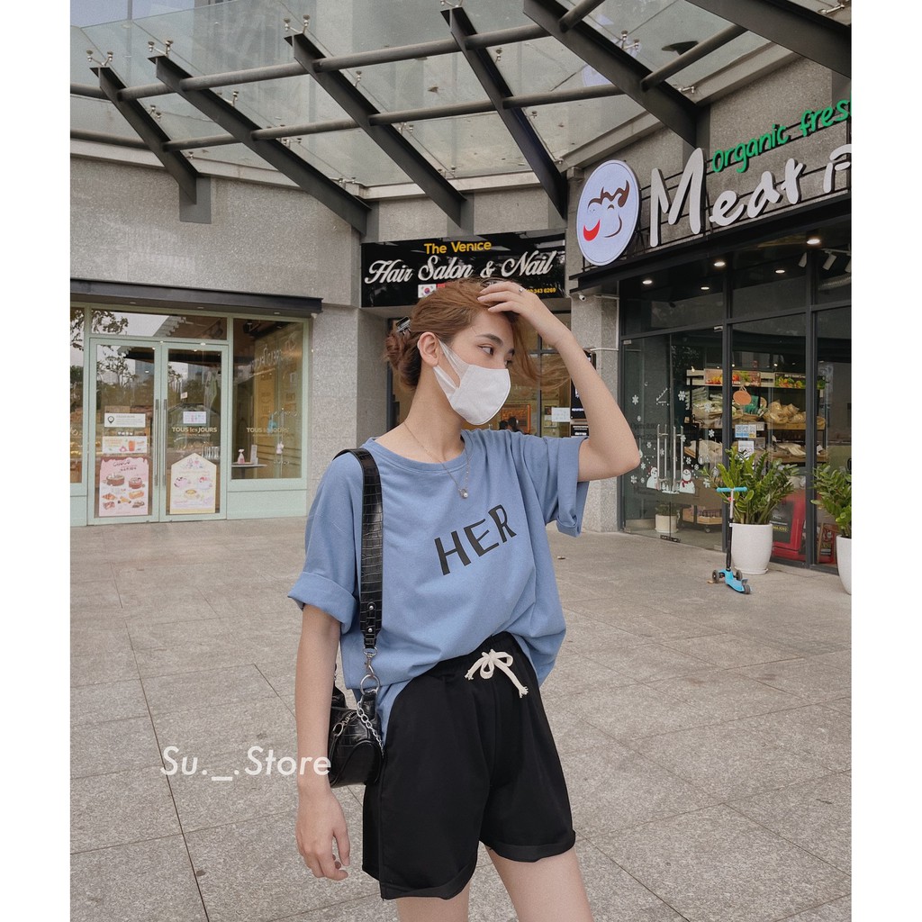 Quần sooc thun da cá lưng chun Q370 SUSTORE