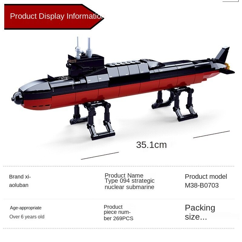 Bộ Đồ Chơi Lắp Ráp Lego Tàu Ngầm Quân Đội Thú Vị Cho Bé