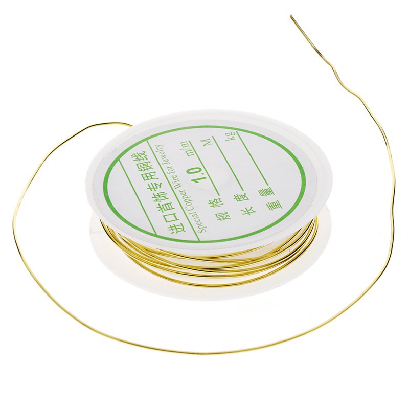 Cuộn dây đồng màu vàng / bạc dùng làm các trang sức DIY tiện dụng