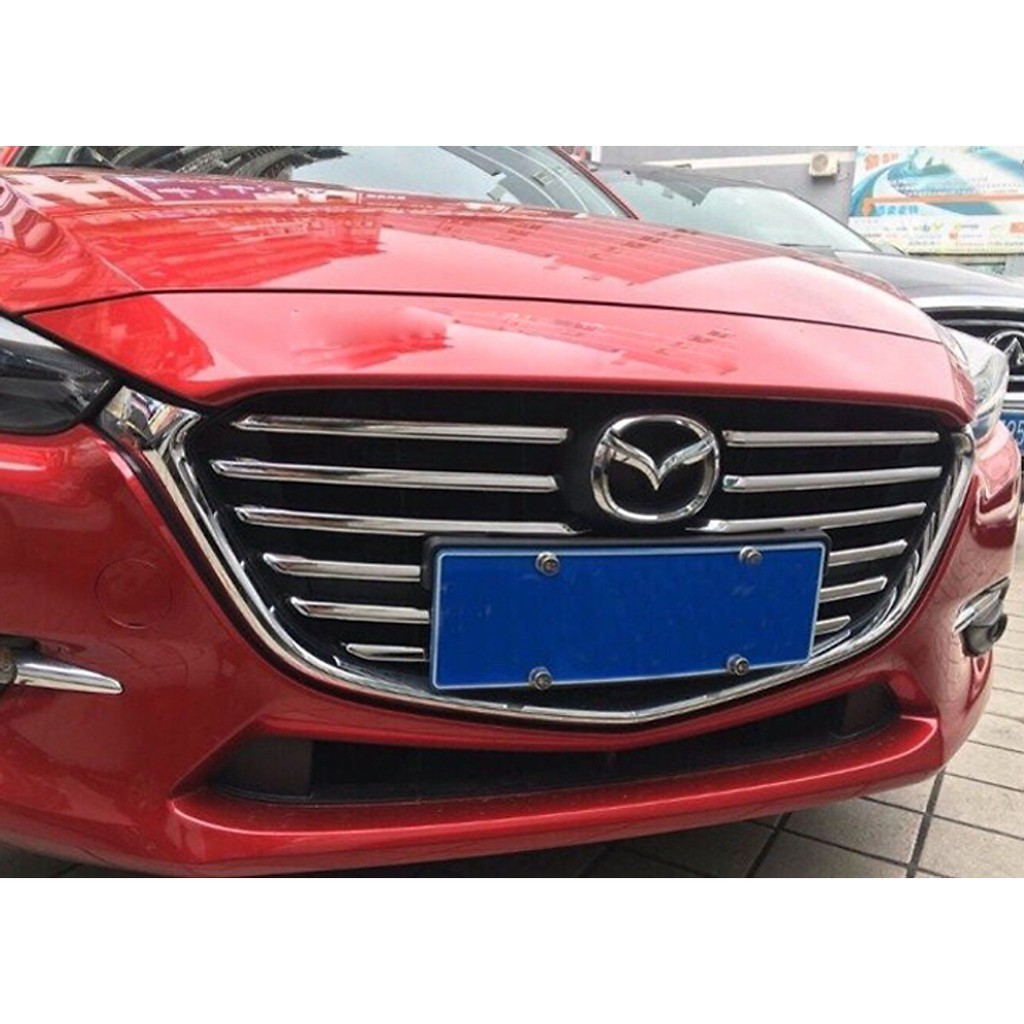 Ốp trang trí mặt Ca Lăng, Calang dưới cho xe Mazda 3 2015-2020