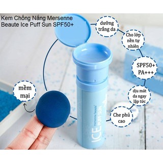 Kem chống nắng Ice Puff Sun Mersenne Beaute