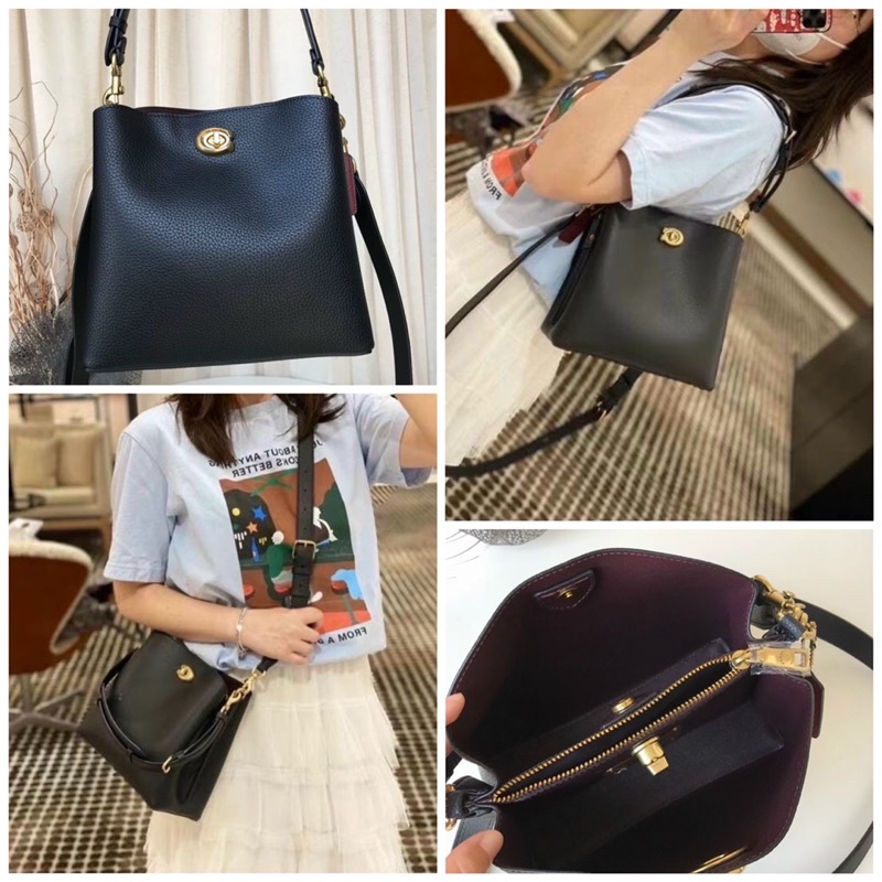 ‼️Rẻ nhất Shopee‼️Túi Coach willow bucket bag C3766 size 22