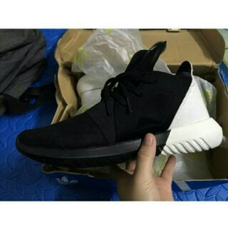 Giày Adidas tubular defiant đen gót trắng