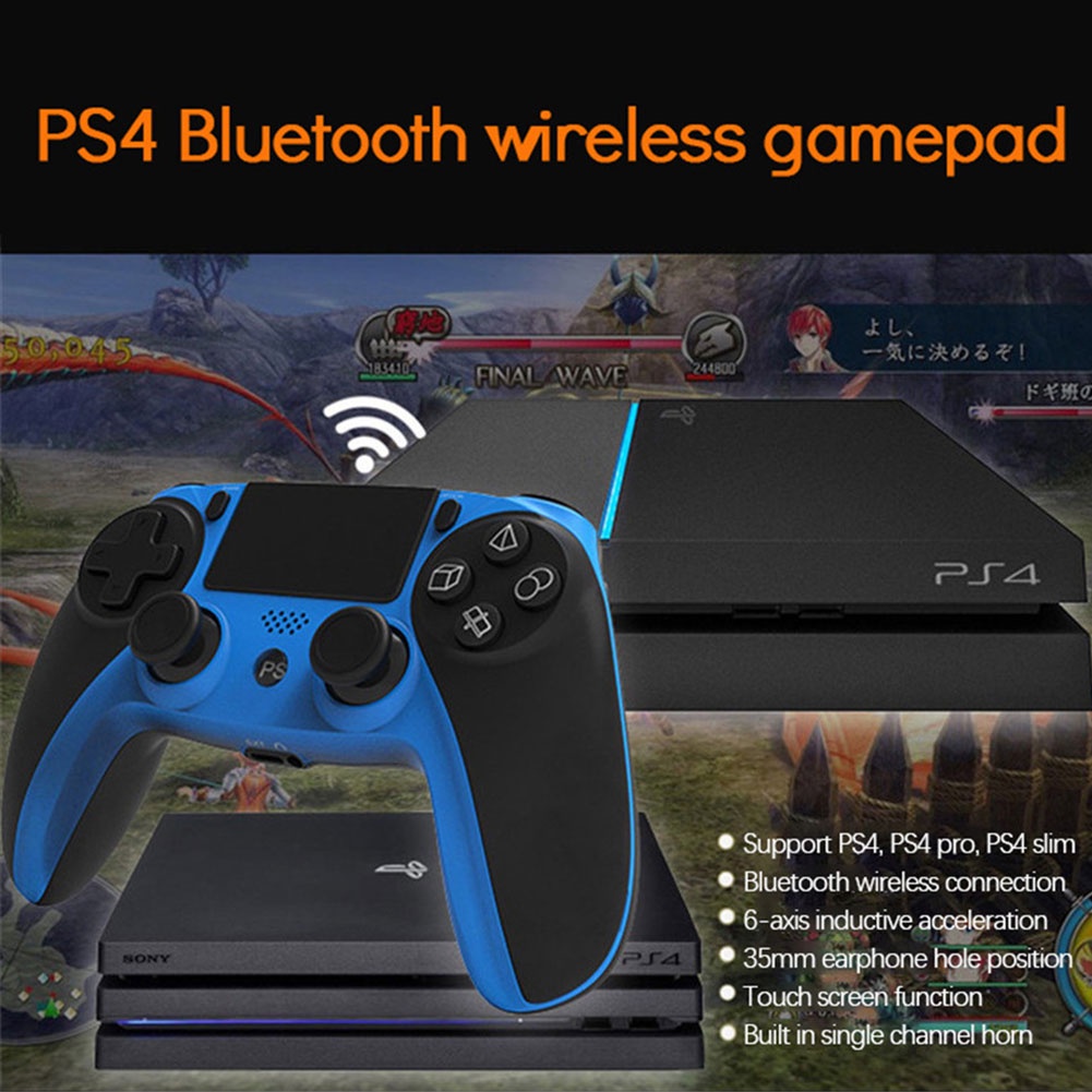 Suitable for Wireless PS4 Controller Bluetooth-compatible Gamepad Suitable for PlayStation 4 Pro/Slim/DualShock 4 Game Joystick