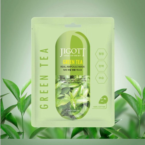 Jigott face mask sheet Green Tea