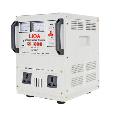 Ổn áp 1 pha LIOA SH-3000 II 3.0kVA điện áp vào 150V(130V) - 250V ( Thế hệ mới 2018 )