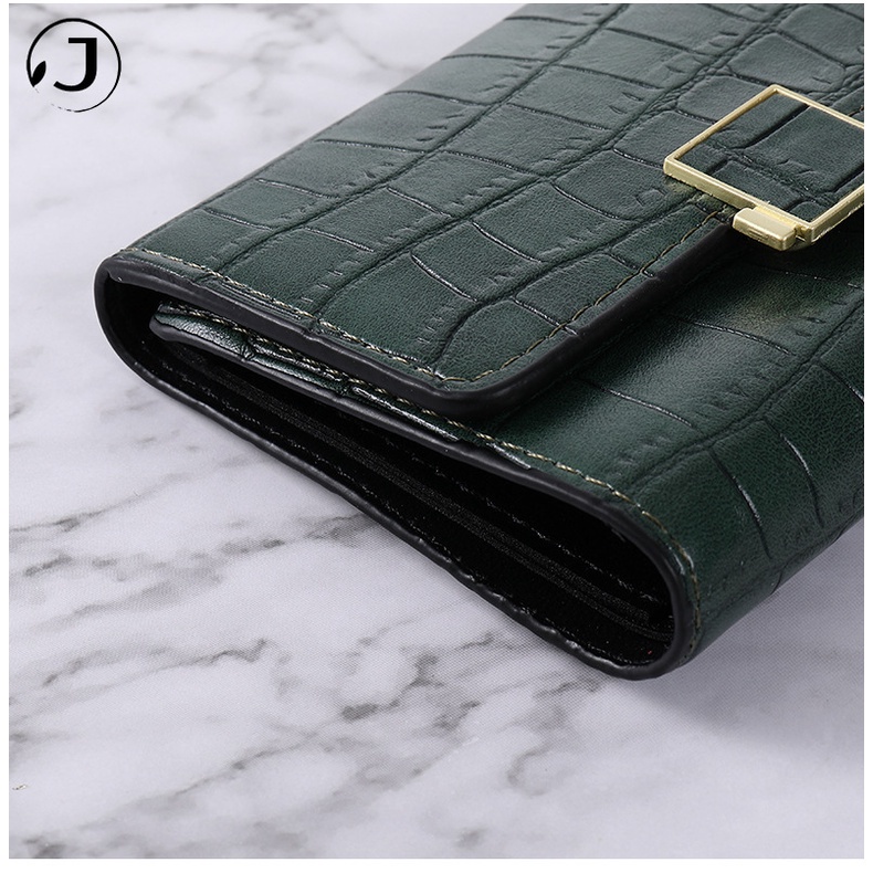 KAITIFEI Ví nữ mini cầm tay ngắn gập nhỏ gọn đẹp thời trang dễ thương cao cấp da giá rẻ nhiều ngăn bỏ túi