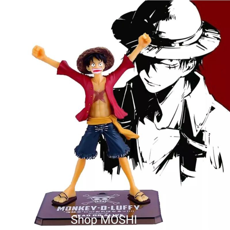 Mô hình onepiece _ (luffy 15cm) vua hải tặc (ko hộp)
