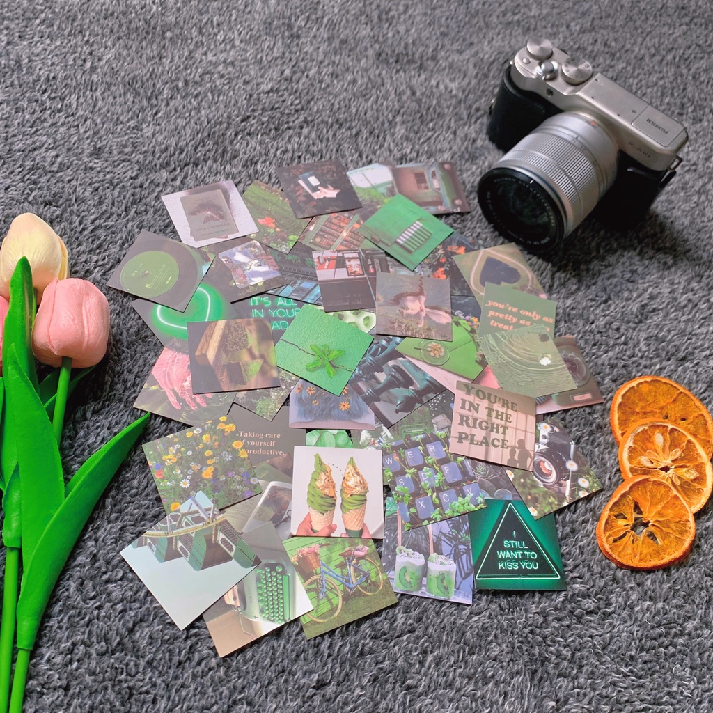 [Set 10 chiếc] Sticker Dạng Giấy Nhiều Chủ Đề, Màu Sắc Tem Dán Trang Trí Chống Nước Độc Đáo Đa Dạng Mẫu Mã