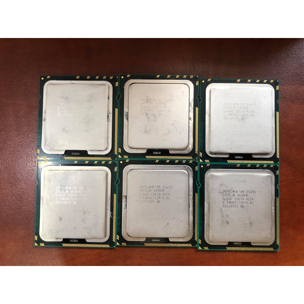 Cpu 1366 e5645 6 nhân 12 luồng