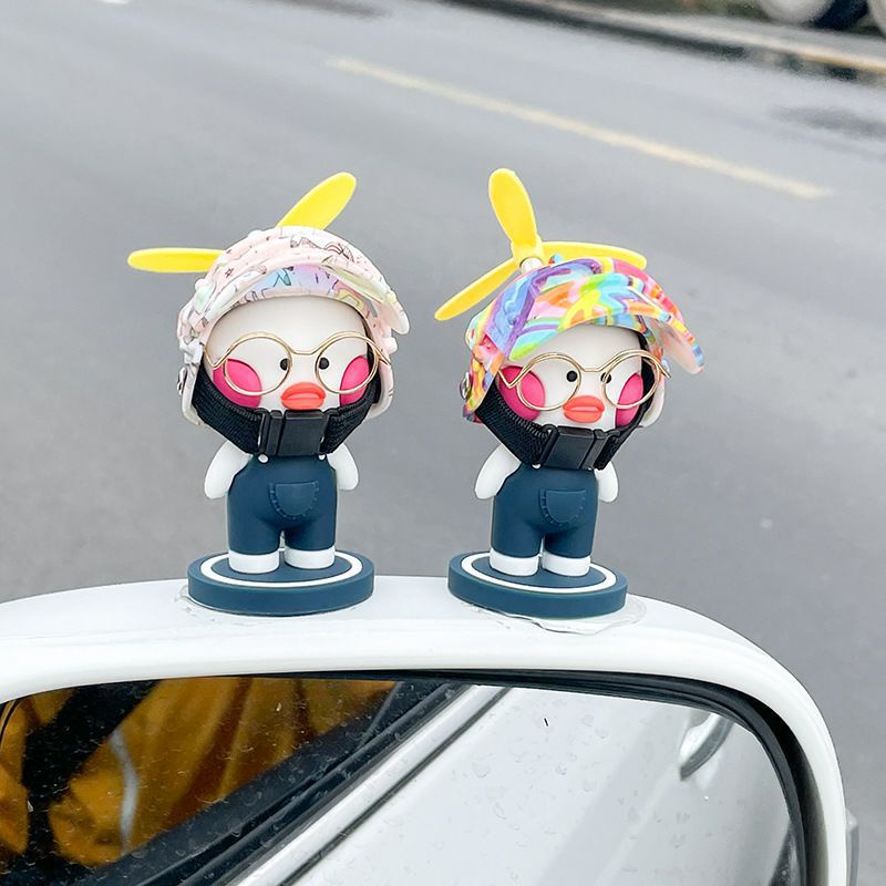 Mô hình vịt mini trang trí cho xe ôtô,xe máy,xe đạp xịn sò kute.