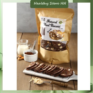 Bánh giảm cân Biscotti nguyên cám vị socola, bánh giảm cân không đường - B01