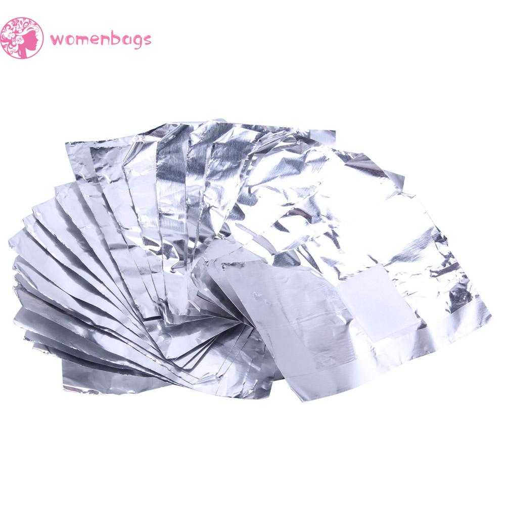 Set 100/200/300/500 Miếng Giấy Thiếc Bọc Ngâm Móng Tay<br>