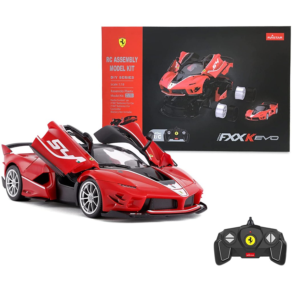 Bộ lắp ráp xe điều khiển Ferrari FXXK EVO (mở cửa & nắp máy) - R96900