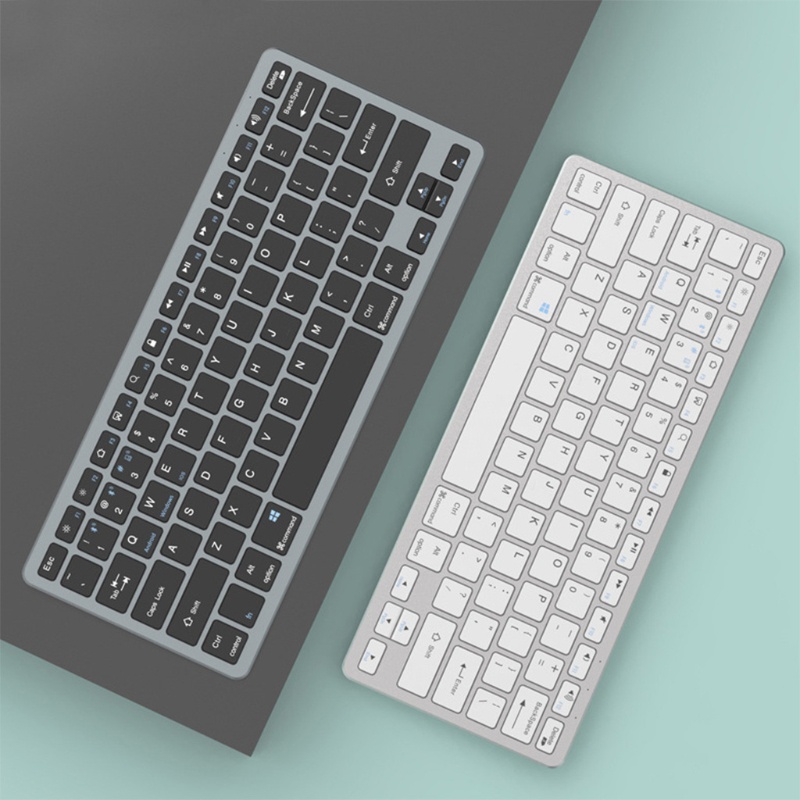 Bàn Phím Không Dây Hai Chế Độ Siêu Mỏng Không Gây Tiếng Ồn Cắm Và Ổ Cắm