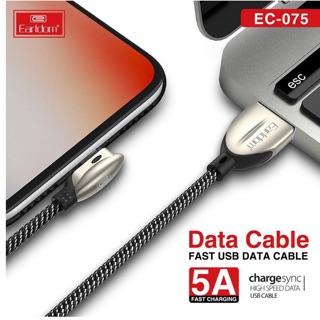 Cáp sạc nhanh 5a oppo/vivo/huawei/ sam sung - bh 12 tháng earldom ec-075
