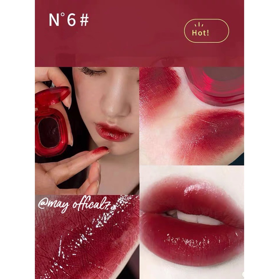 [ Tặng kèm cọ đánh ] Son dưỡng có màu GELLA Pot Lip dạng hủ xinh xắn