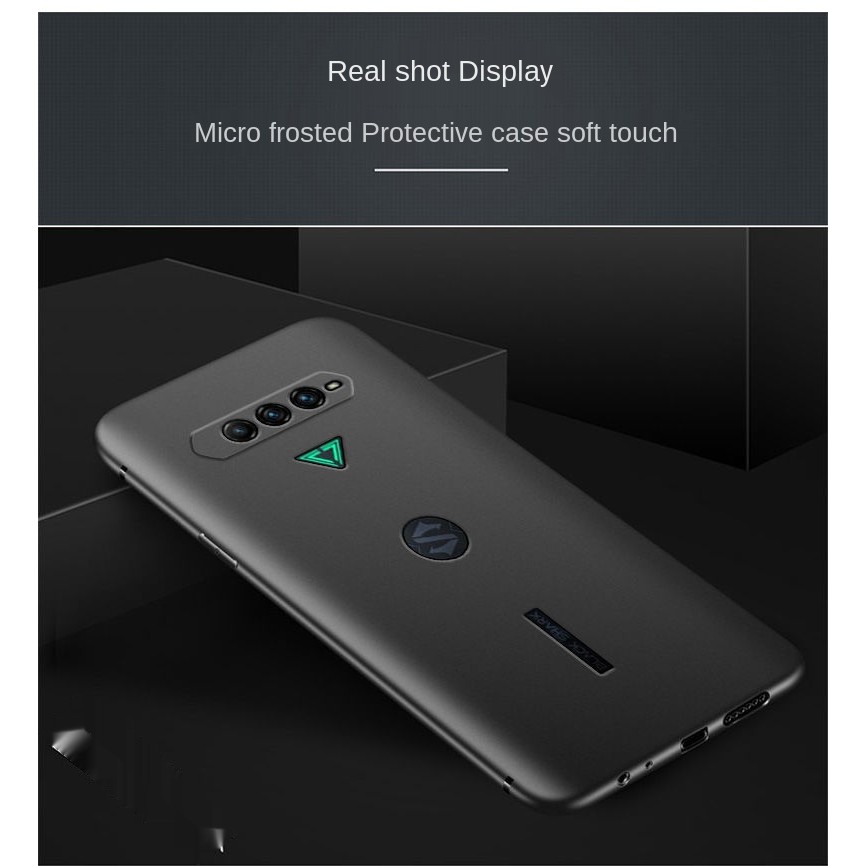 Ốp điện thoại silicon mặt nhám tản nhiệt bảo vệ cho Xiaomi Black Shark 4 1 4Pro 2 2pro 3 3S 3pro 4th | BigBuy360 - bigbuy360.vn