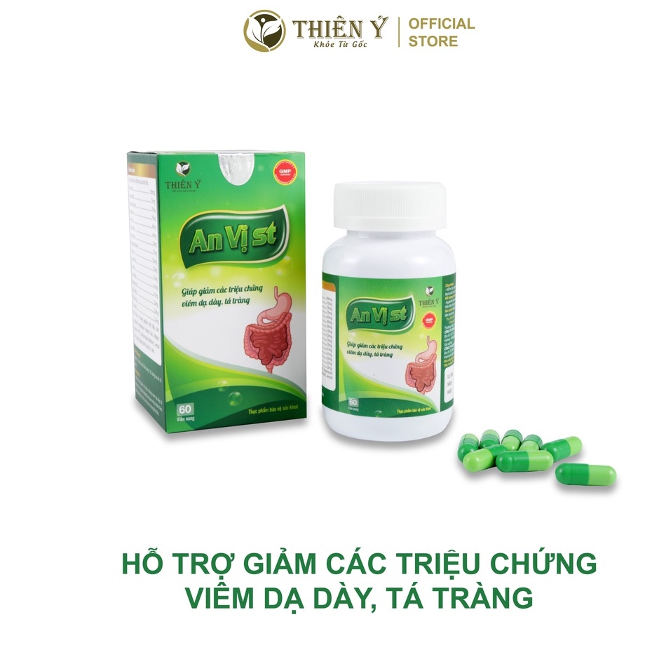 Viên Uống Dạ Dày An Vị Hộp 60 Viên ST TY02 Hỗ Trợ Làm Giảm Viêm Loét Dạ Dày, Tá Tràng - Thiên Ý