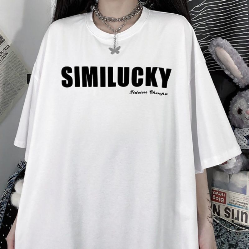 Áo thun ❤Có size tay lỡ unisex SIMILUCKY