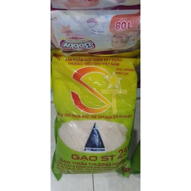 Gạo Sóc Trăng ST25 và ST21 -Túi 5kg