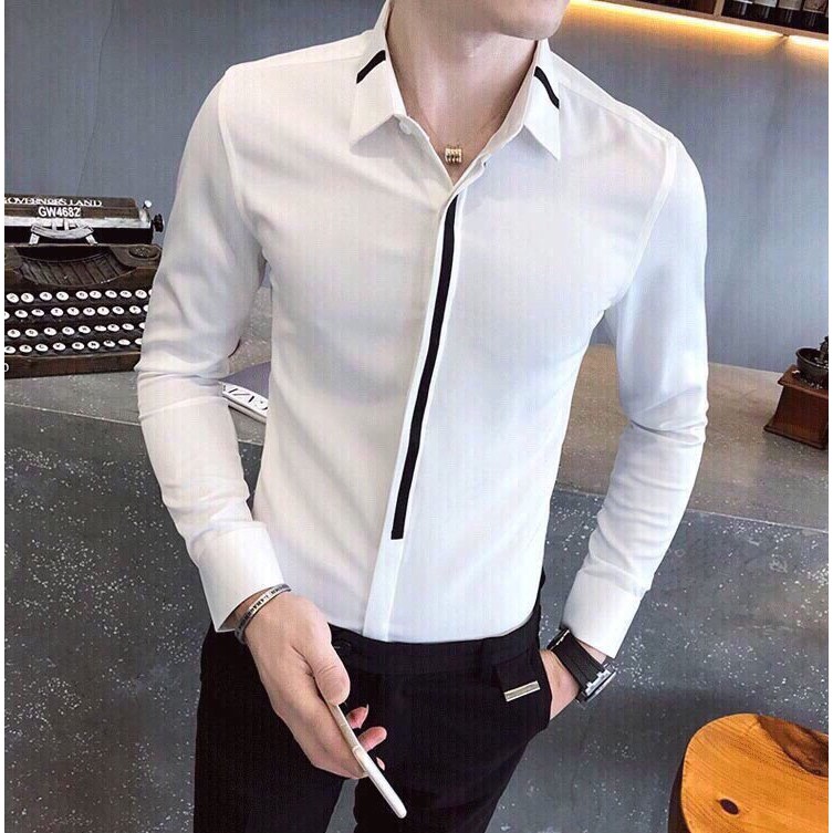 ÁO SƠ MI NAM CAO CẤP CHẤT MỚI 2018 MS343