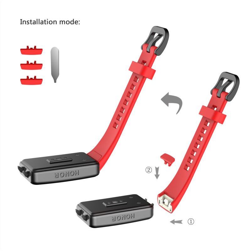 Huawei Band 6 - Dây đeo silicon đơn sắc dành cho Huawei