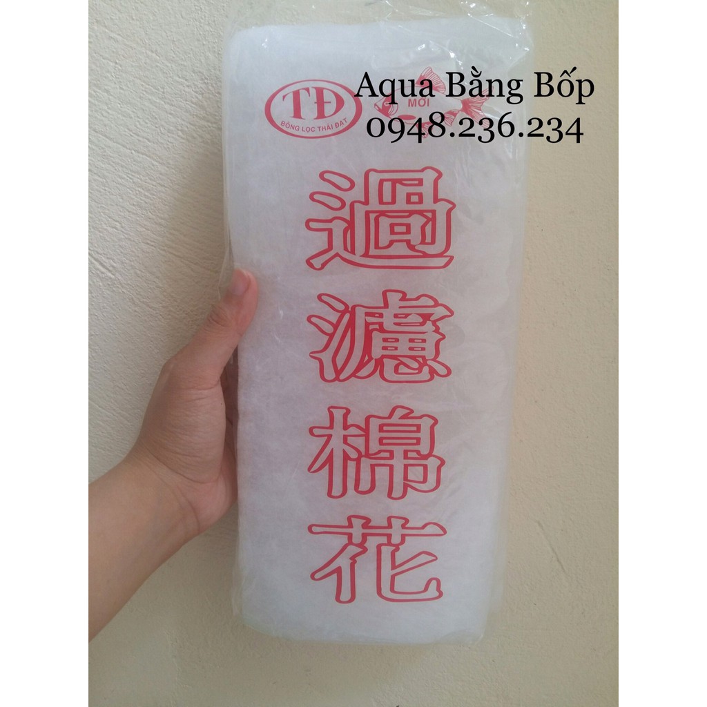 Miếng Bông Lọc Trắng Dành Cho Máy Lọc Bể Cá Cảnh