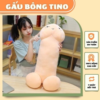 Gấu Bông Gối Ôm Con Ciu TINO Nhỏ Dài Cute Mềm Mịn Ôm Thích Giá Rẻ