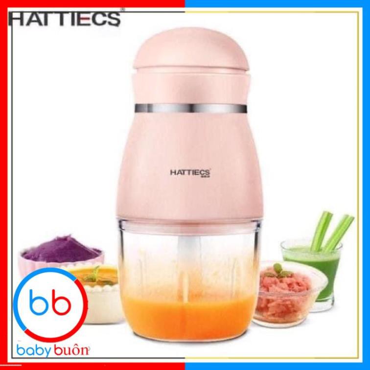 [HÀNG CHÍNH HÃNG] Máy Xay HATTIECS 0.3L 6 Lưỡi Dao, Máy xay đồ ăn dặm cho bé