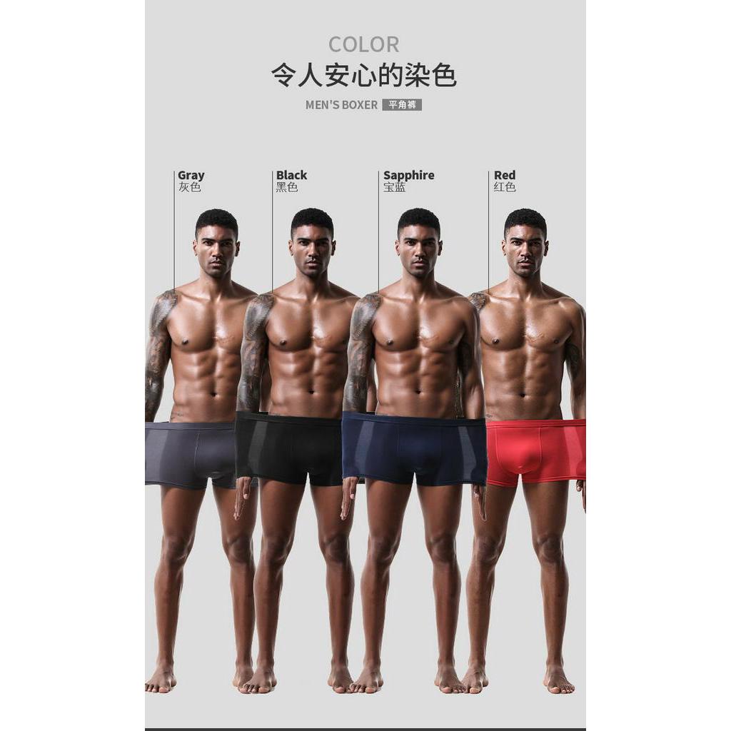 Men's Underwear Plus Size Boxer Pants Modal Fat Man Sports Pants Loose and Comfortable Running Boxer Pants 144