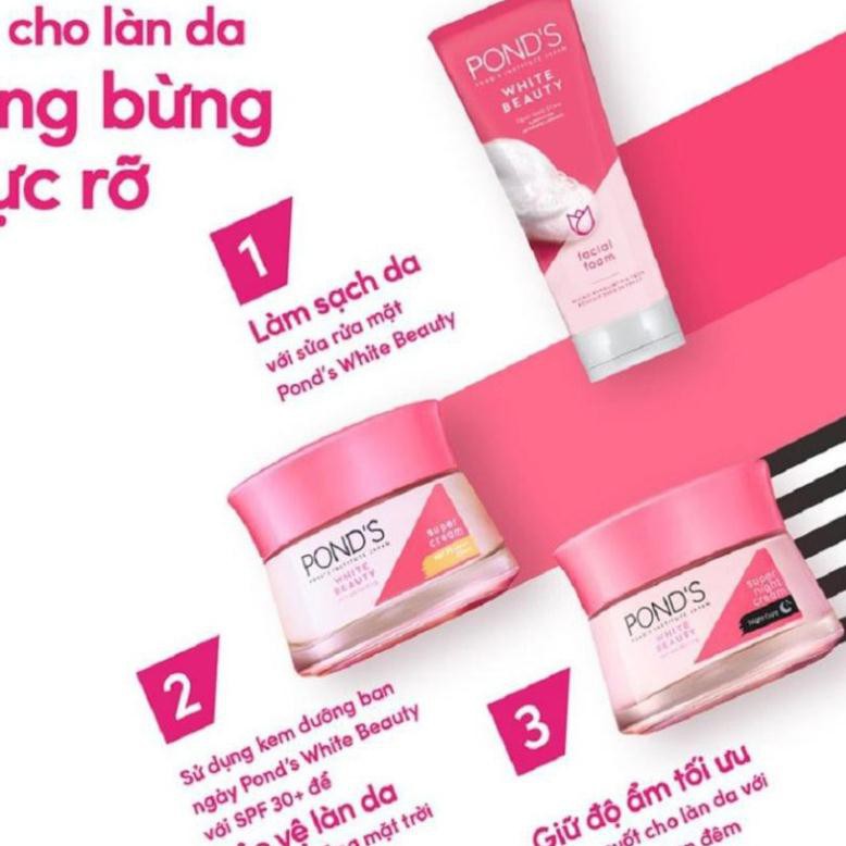 Kem Dưỡng Da 30g Ban Ngày Làm Trắng Hồng Rạng Rỡ Ponds White Beauty