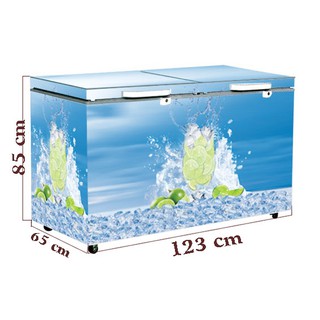 Decal chống thấm cao cấp dành riêng cho tủ đông