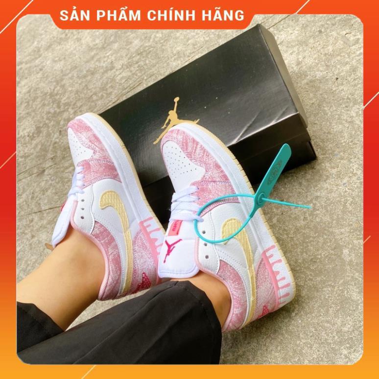Giầy jordan 1 hồng kem fullbox chất đẹp | BigBuy360 - bigbuy360.vn