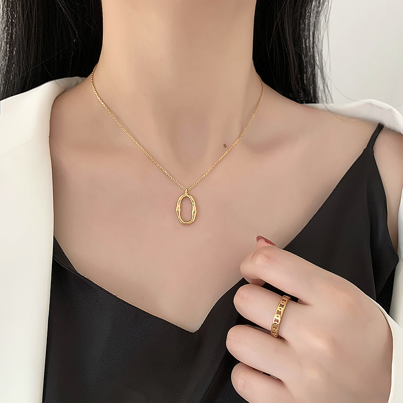 vòng cổ Mặt Oval Thời Trang