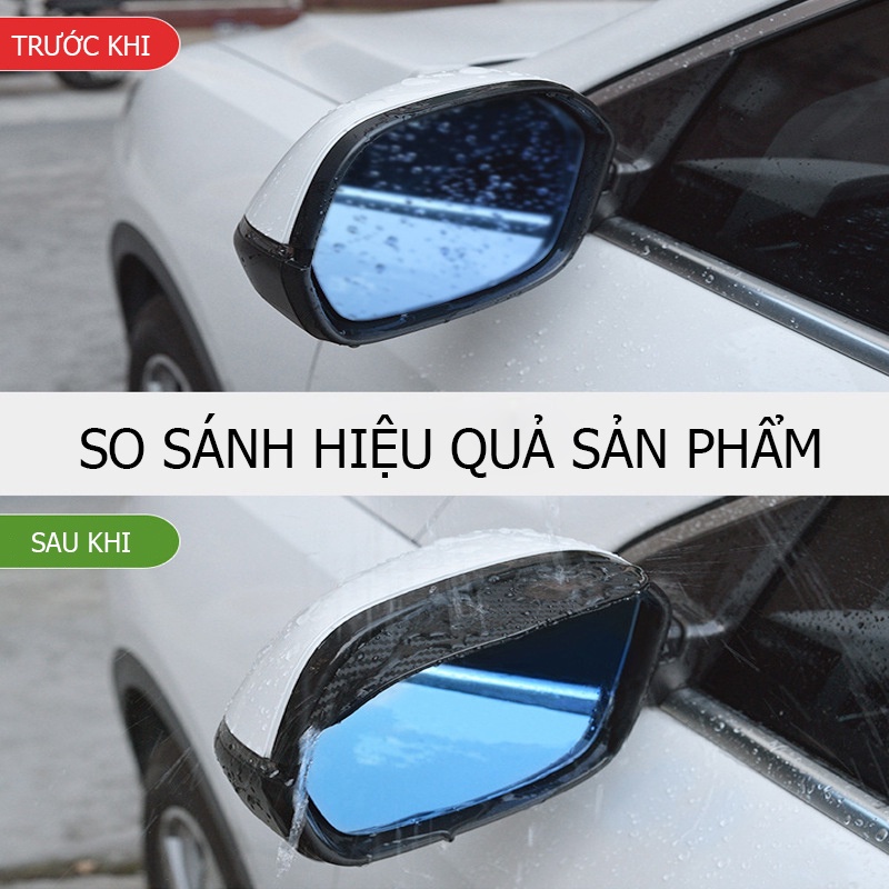 Vè Che Mưa Gương Chiếu Hậu Ô Tô Giả Carbon Chống Nước Phù Hơp Mọi Loại Xe 28