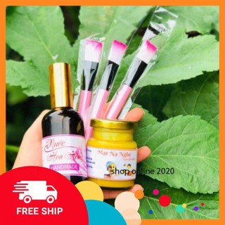 Combo 2 mặt nạ + nước hoa hồng myhuyenShop
